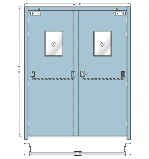 Metal Fire Rated Door Manufacturers